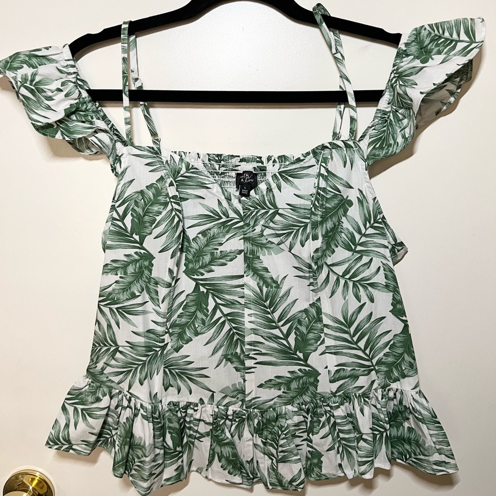 Tropical Bustier Corset Top
